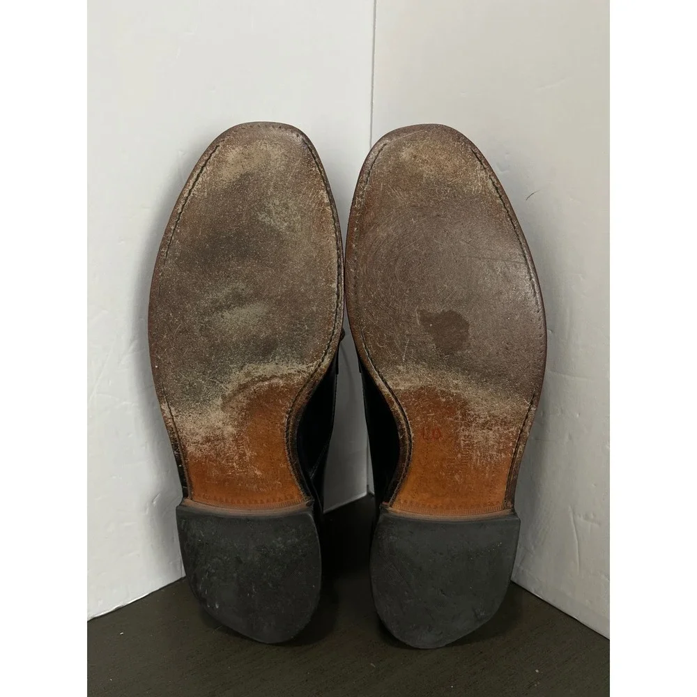 Allen Edmonds DAWSON Dress Shoes Drawstring Men's Size 10.5‎ Black